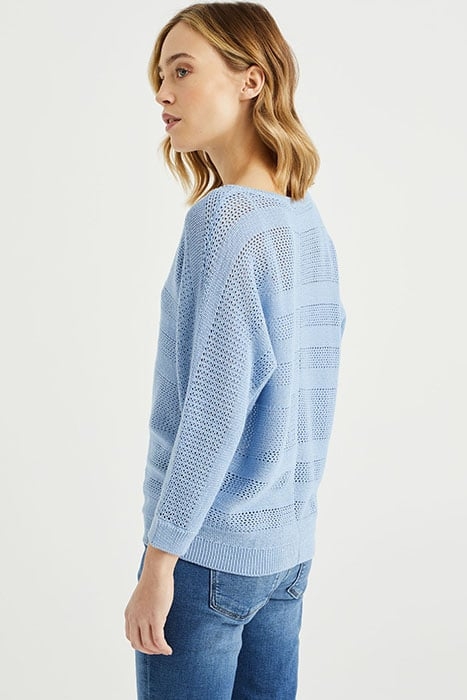 KNITTED PULLOVER LIGHT BLUE 3