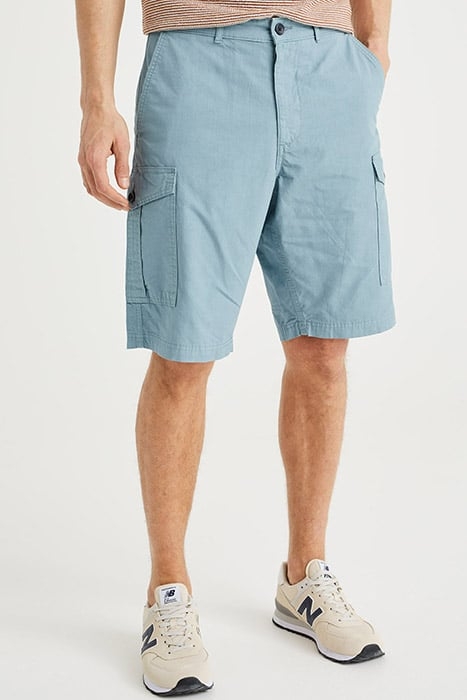 CARGO PANTS GREYISH BLUE 2