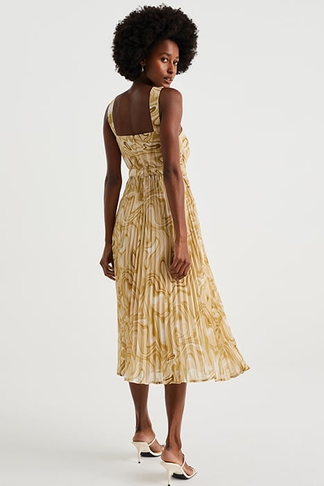 DRESS MID LENGTH BEIGE 3