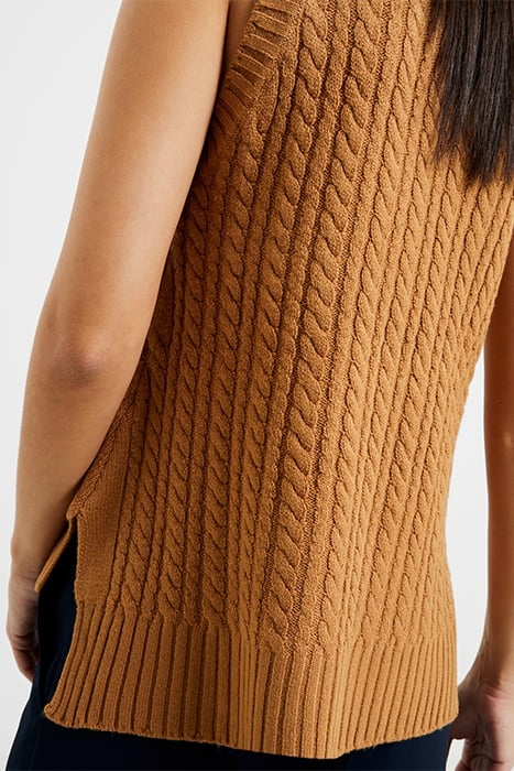 BABYSOFT CABLE SS HIGH NK JMPR TOBACCO BROWN 6