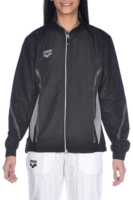 TL WARM UP JACKET BLACK GREY 2