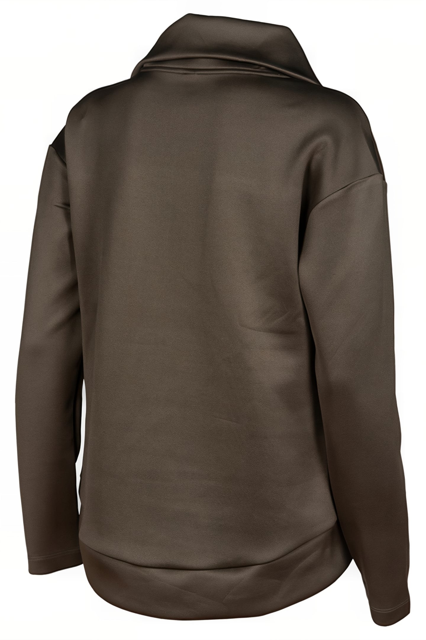 W L/S SPACER HALZ ZIP OLIVE GREEN 6