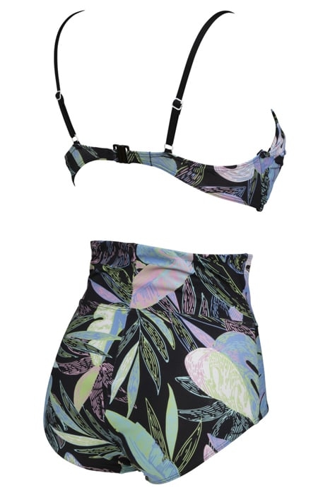 W CECILIA TWO PIECES C-CUP BLACK MULTI BLACK 4