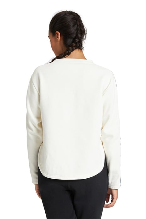 W SWEAT CREW NECK TEAM MOON WHITE STONE GREY 3