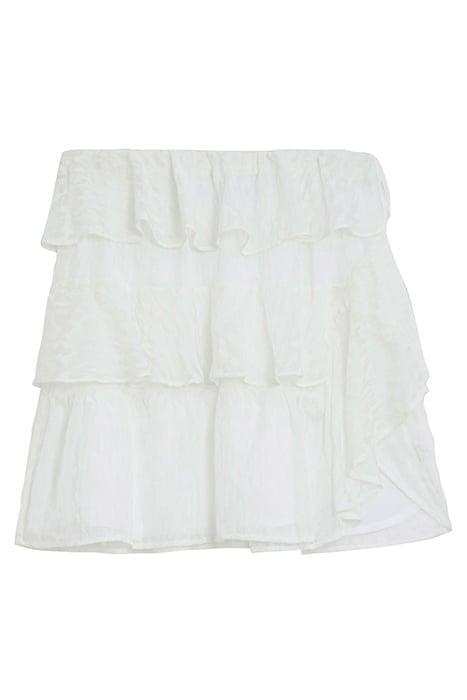 LOOKS MINI SKIRT IN WHITE 5