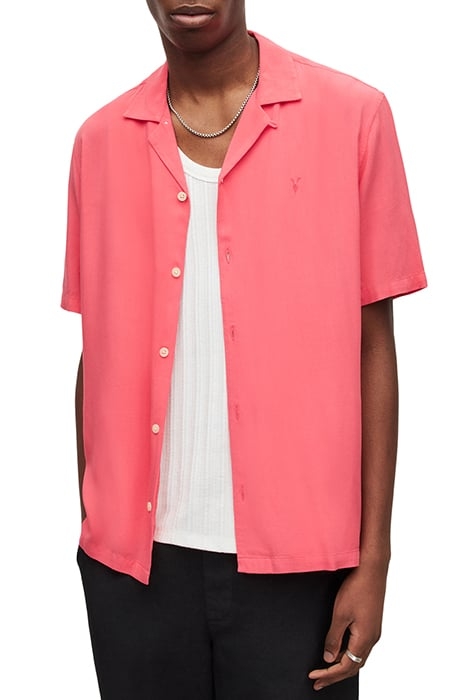 VENICE SS SHIRT HISBISCUS RED 1