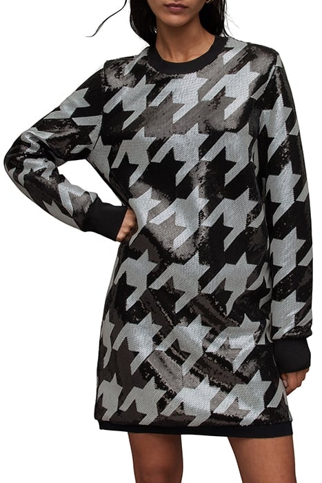 JUELA TONI DRESS BLACK/WHITE 5