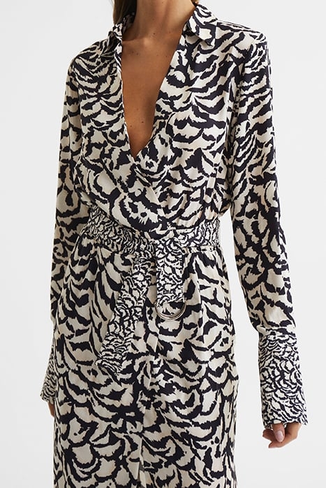 EVIE DRESS BLACK/WHITE 5