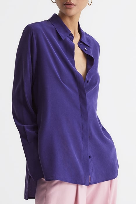 KIA BUTTON-DOWN SHIRT PURPLE 4