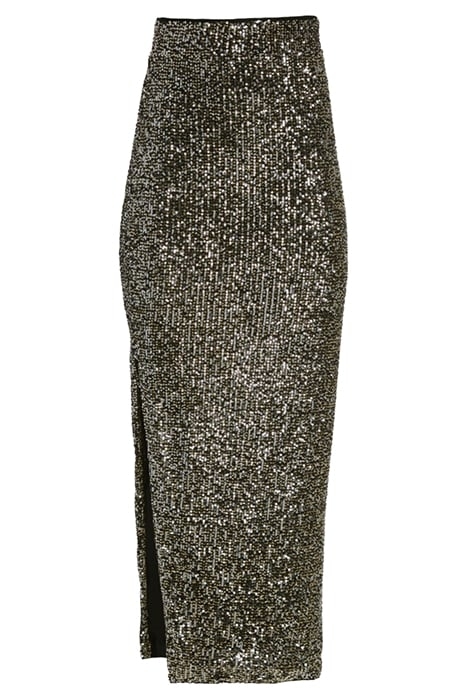 SPARKLE THE DARK JET BLACK MINI SKIRT MULTI 6