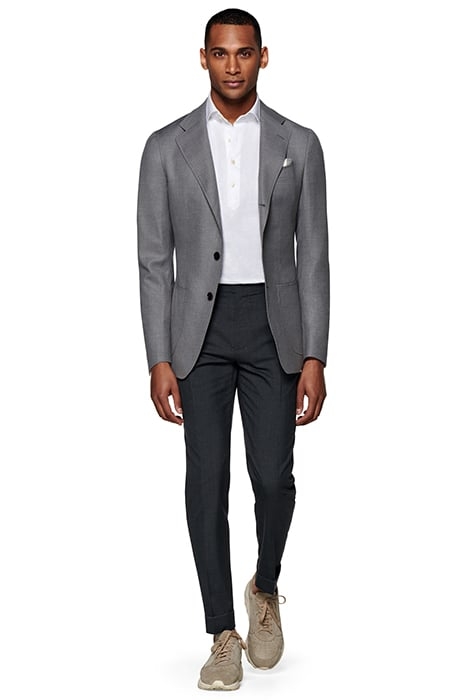 LIGHT GREY LAZIO BLAZER 2