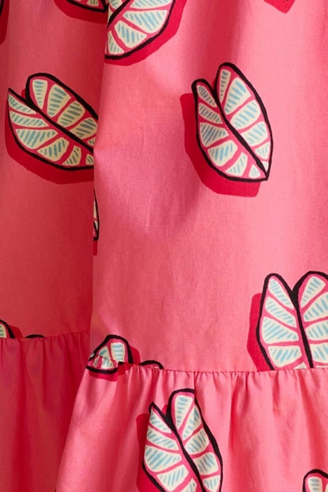 DRESS - LEAF IT PINK 7