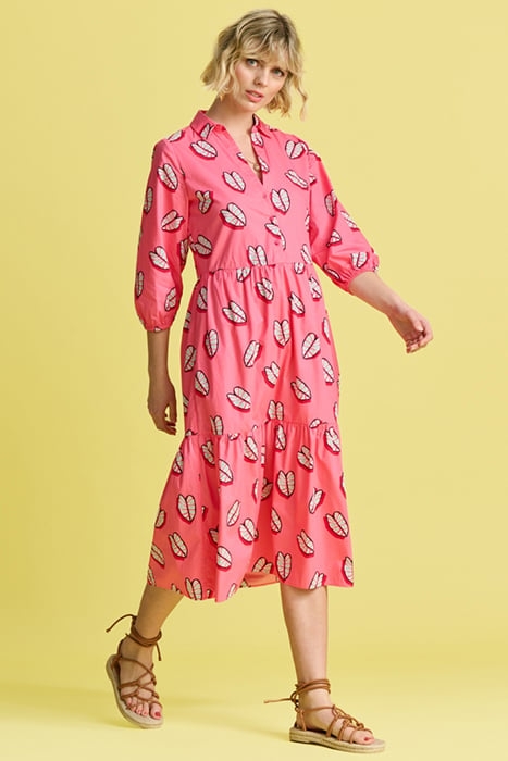 DRESS - LEAF IT PINK 4