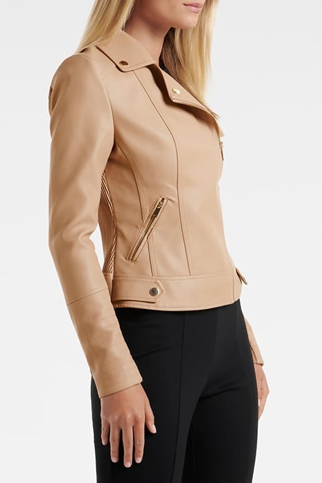 HEIDI PU BIKER CAMEL 4