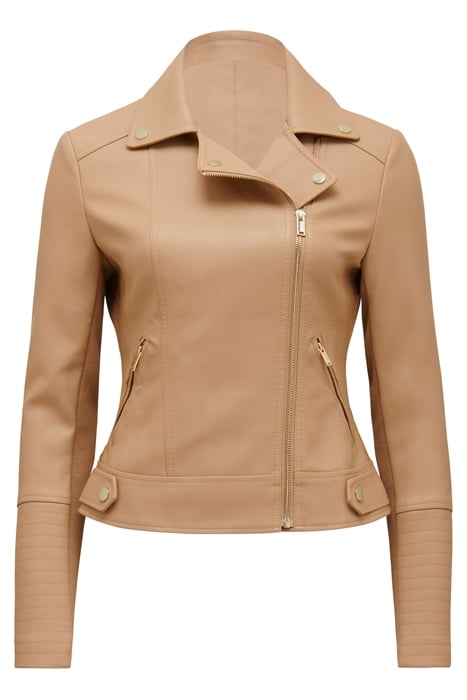 HEIDI PU BIKER CAMEL 6