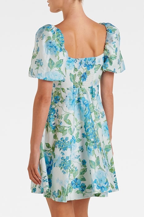 FAITH TWIST MINI DRESS LIGHT SALISBURY FLORAL 2