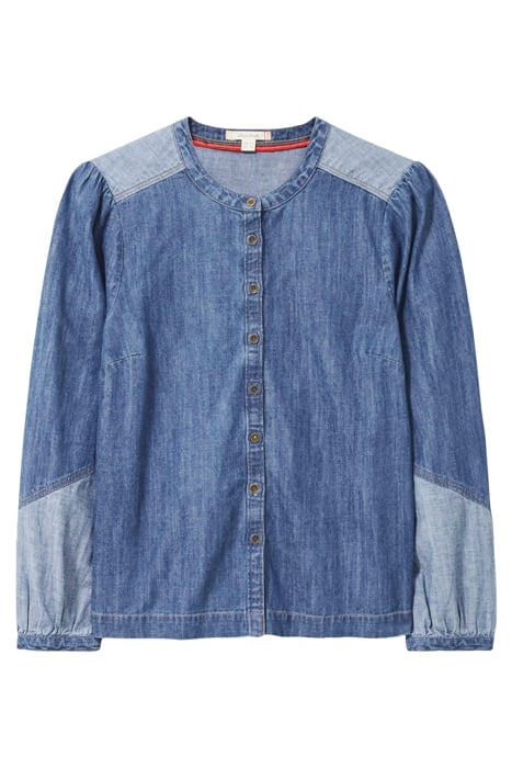 JASMINE DENIM SHIRT MID DENIM 4