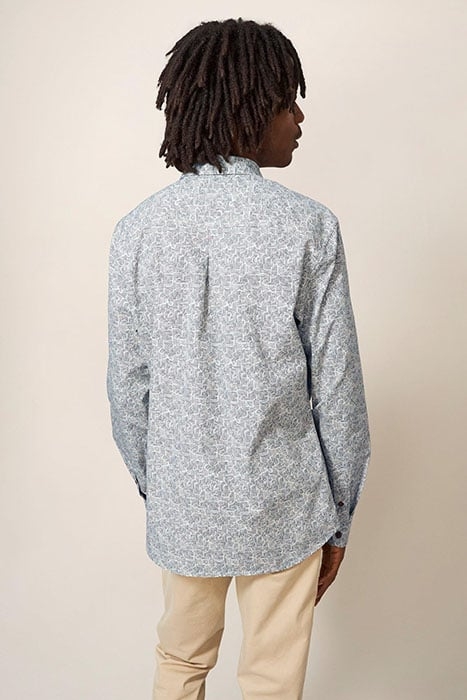 WELCH LINE PRINTED SHIRT DARK GREY 2