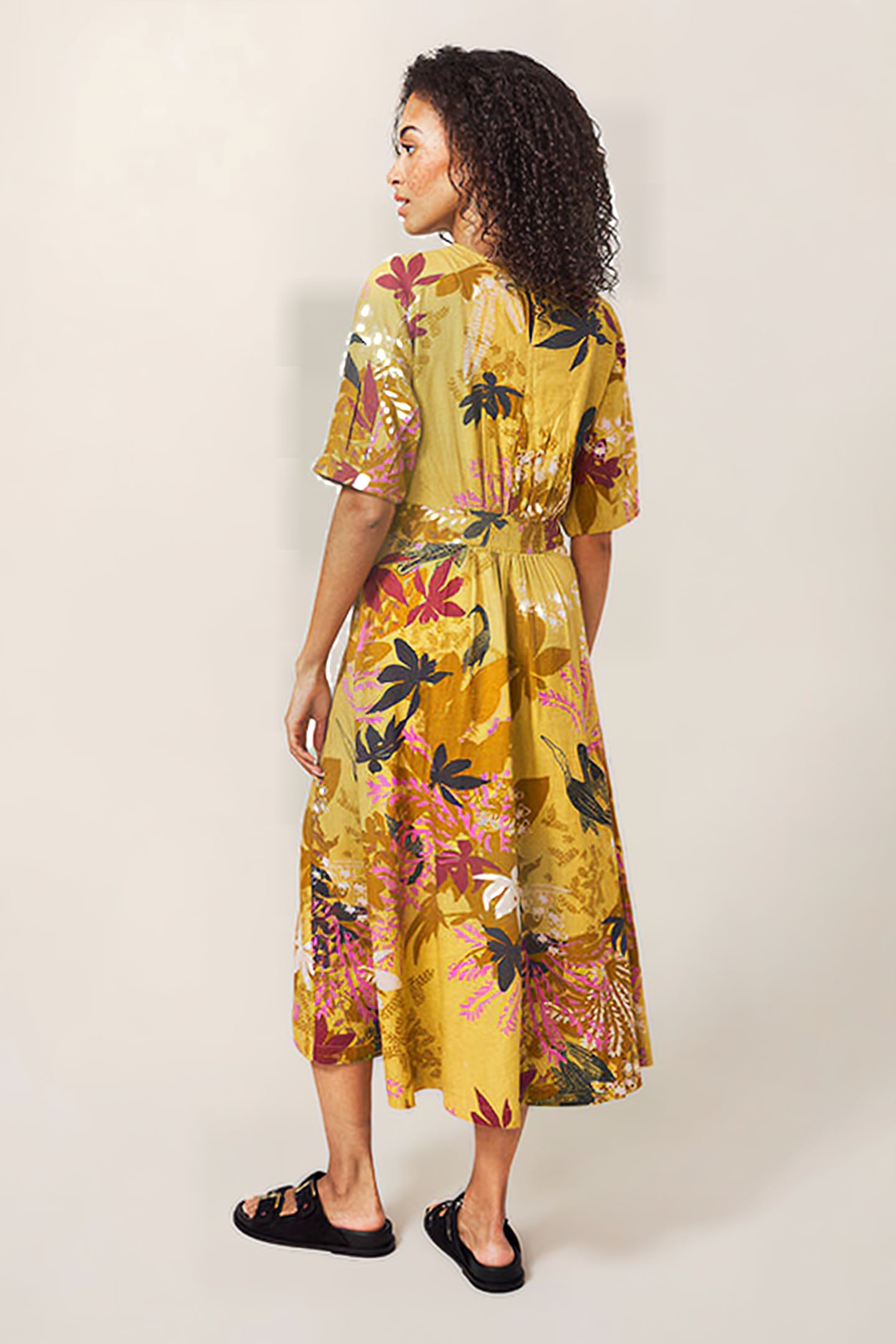 KATE MINI DRESS YELLOW 2