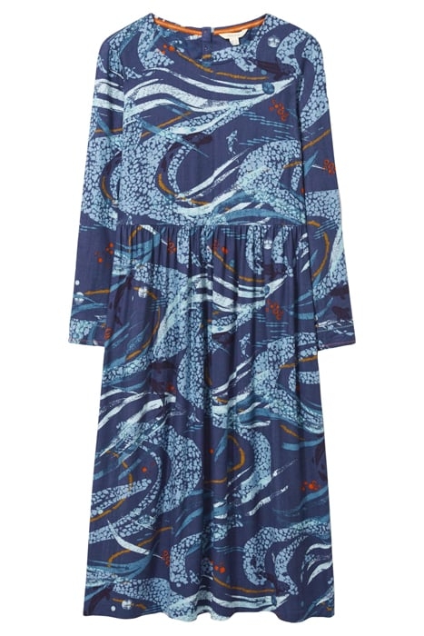 ELISA DRESS BLUE MLT 4