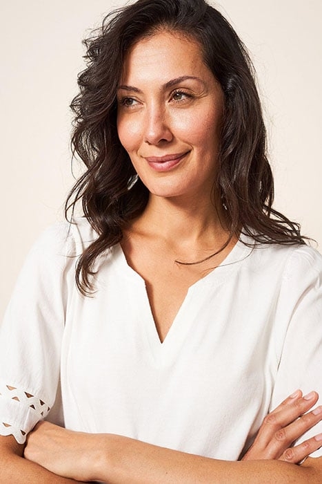 SAGE TRIM TOP PALE IVORY 3