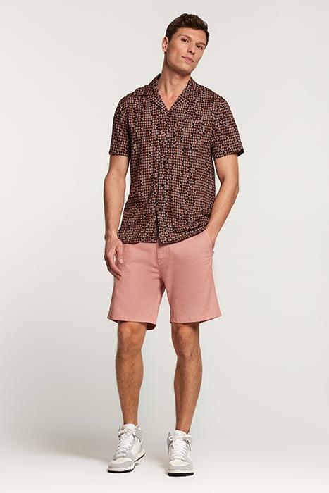 MEN COTTON STRETCH SHORTS JACK OLD ROSE PINK 3