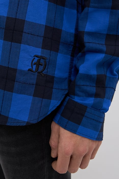 ELECTRIC BLUE CHECKERBOARD REGULAR SHIRT 7