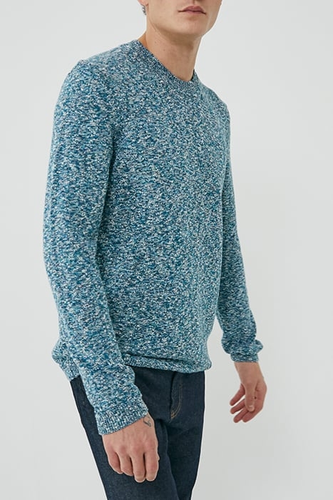AQUA MOULINÉ KNIT SWEATER 4