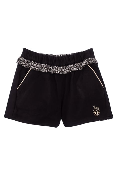 BABY GIRLS’ BLACK/TACHIST PRINT REVERSIBLE SHORTS 1