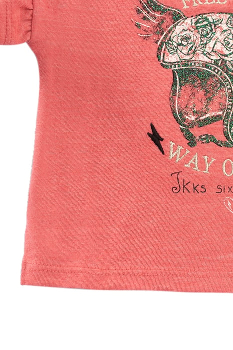 BABY GIRLS’ RED T-SHIRT WITH WINGED HELMET 6