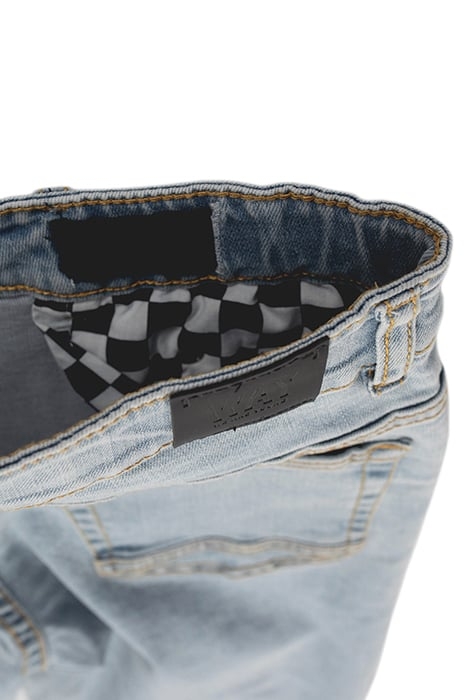 BOYS’ BLUE STRAIGHT JEANS WITH PLACED DISTRESSING 5