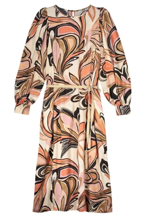 DRESS PAINTED FLOWER MULTICOLOUR 5