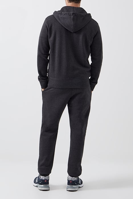 SWEAT ZIP-UP HOODIE CHARCOAL MELANGE 2