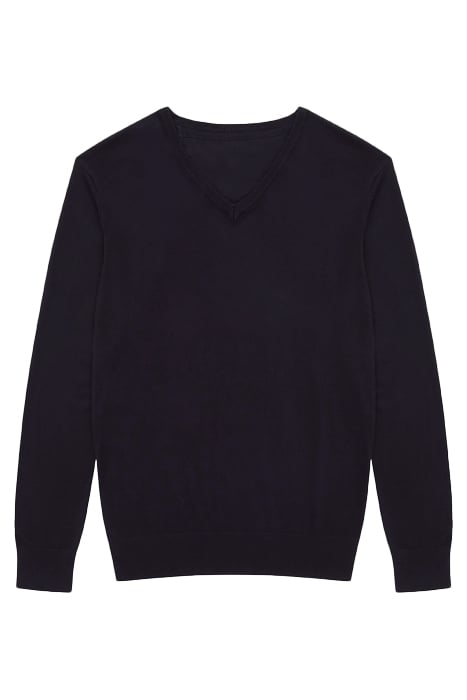 V-NECK KNIT JUMPER DARK NAVY 3