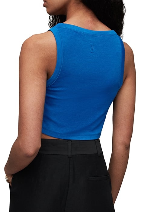 RINA CROPPED TANK DEEP OCEAN BLUE 2