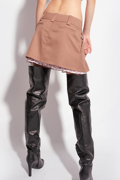 CANELLO GONNA DIAGONALE COMPAC BEAVER FUR 2