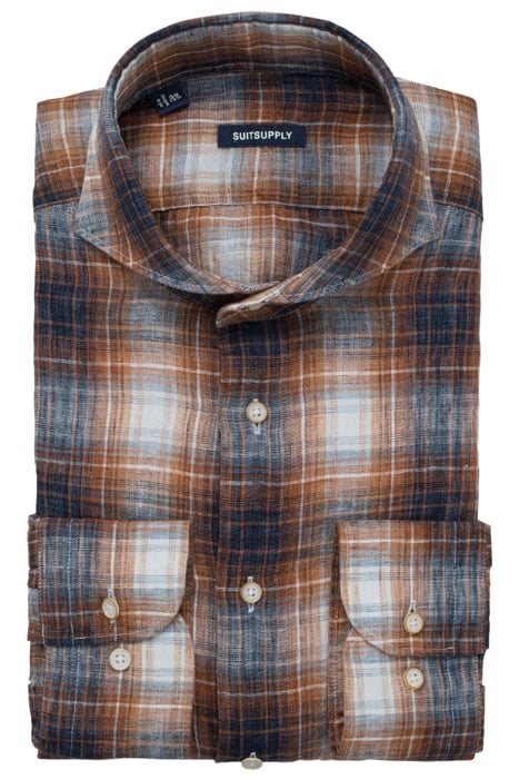 Orange Casual Shirts 1