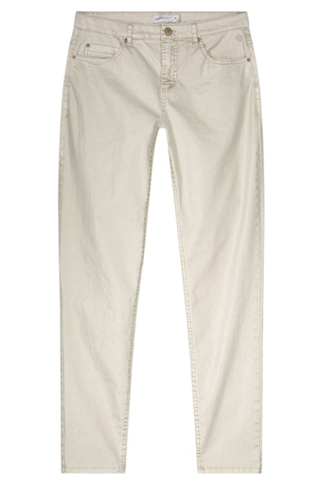 SLIM PANT SHIMMER STRETCH TWILL OATMEAL 2