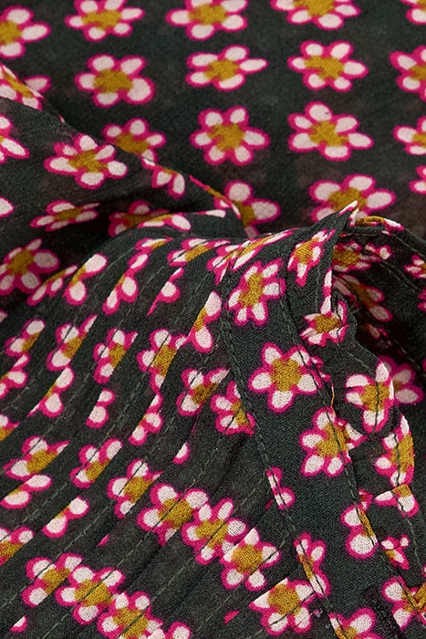 BIBI LONG SLEEVE BLOUSE BLACK/CRAZY CLAY 6