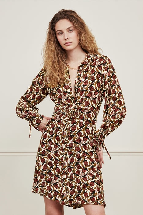 FRIDA BOW DRESS CREME BRULEE/RA RA R 1