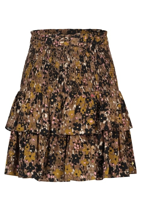 MARY TESS SKIRT CLASSY CAMEL/BLACK 4