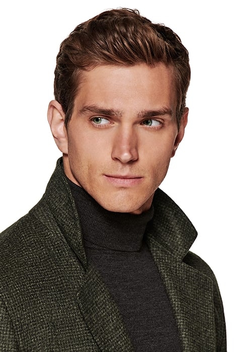 MID GREEN HOUNDSTOOTH GREENWICH SHIRT-JACKET MID GREEN 7