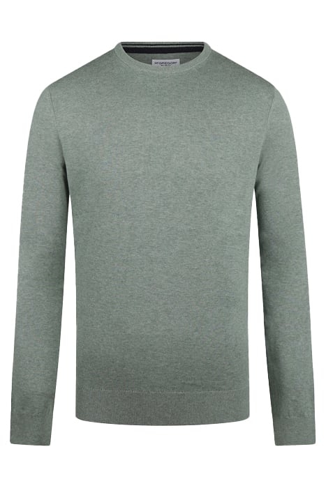 C NECK SWEATER SAGE 1