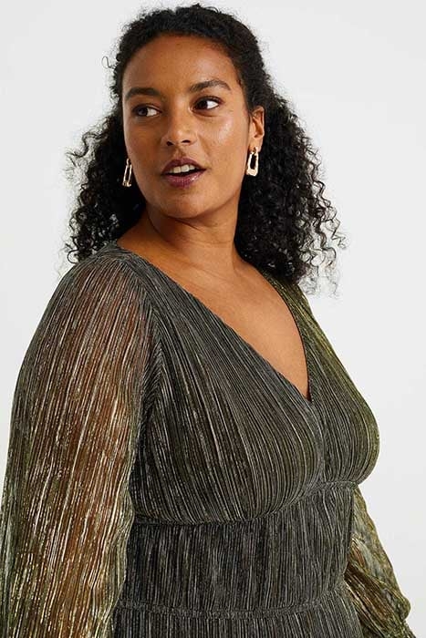 DRESS MID LENGTH GOLD 4