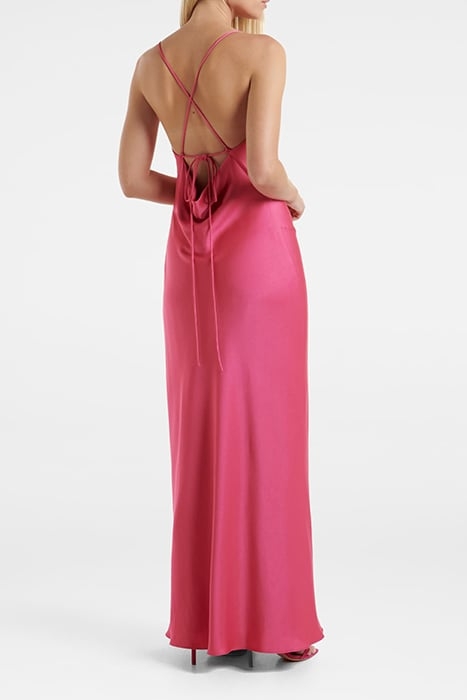 BLAIR BACK DETAIL MAXI DRESS RASPBERRY JELLY 2