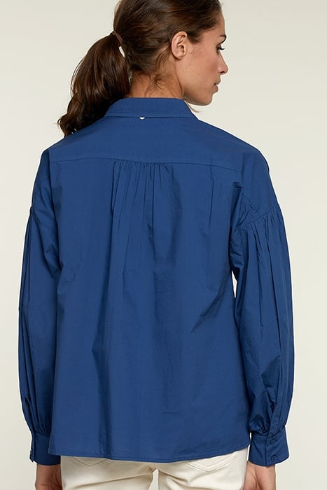 BLUE BALLOON SLEEVES SHIRT 2