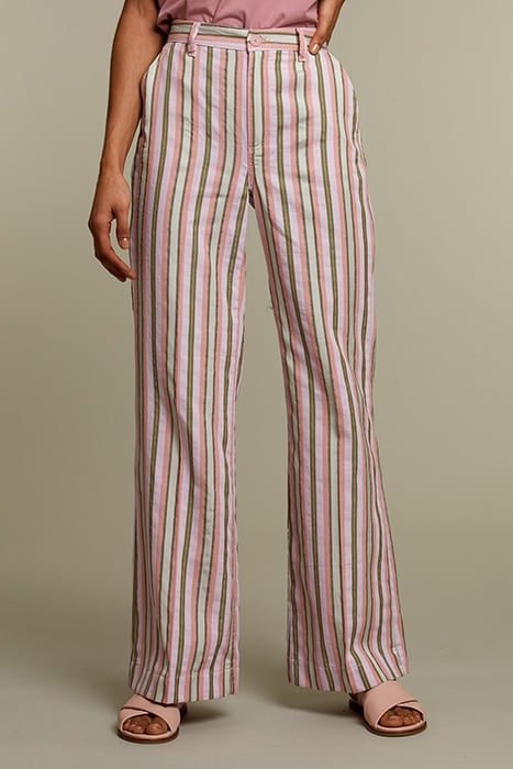 STRIPED STRAIGHT PANTS 1