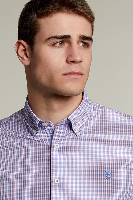 CUSTOM FIT CHECKED SHIRT MULTI 4