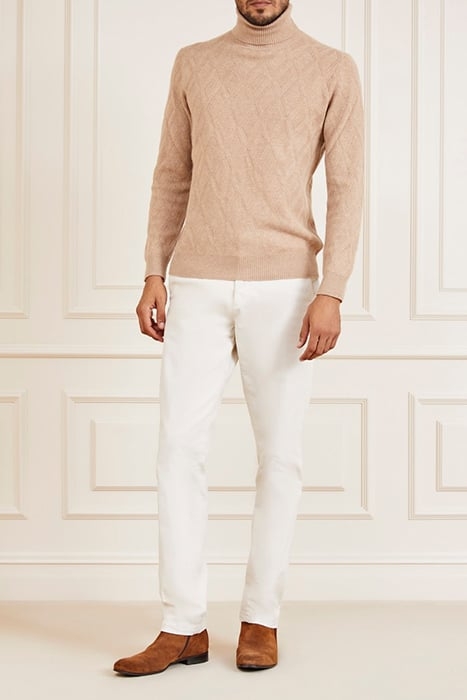 LS TN RHOMBUS STITCH HERB TAN 3