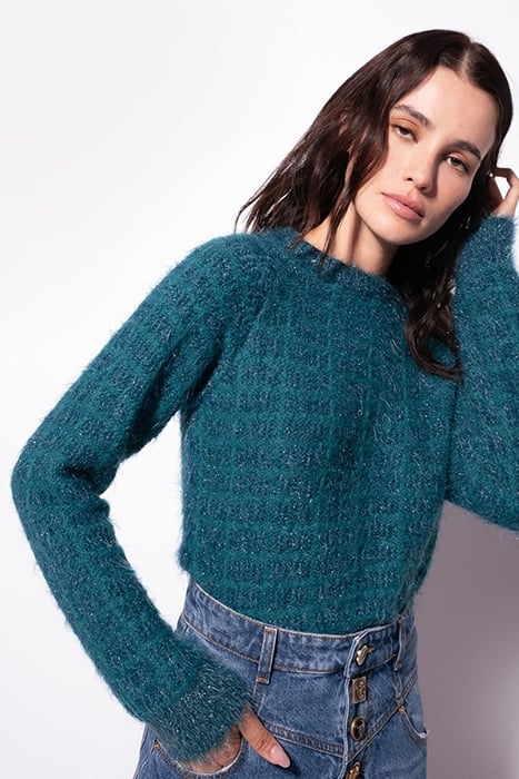 MOJITO MAGLIA PUNTO EFFETTO CH PEACOCK GREEN 7